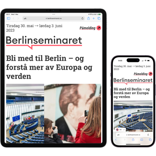 Screenshot of Berlinseminaret Website
